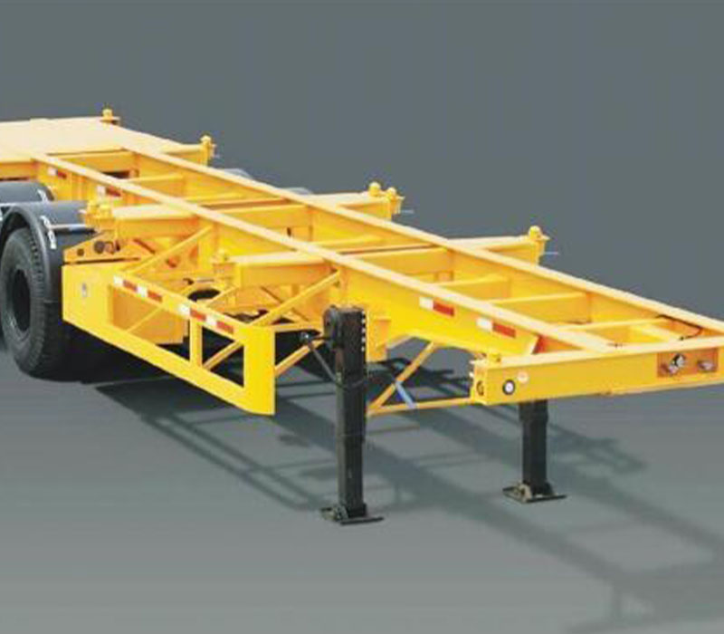 3 Axles Skeleton Trailer