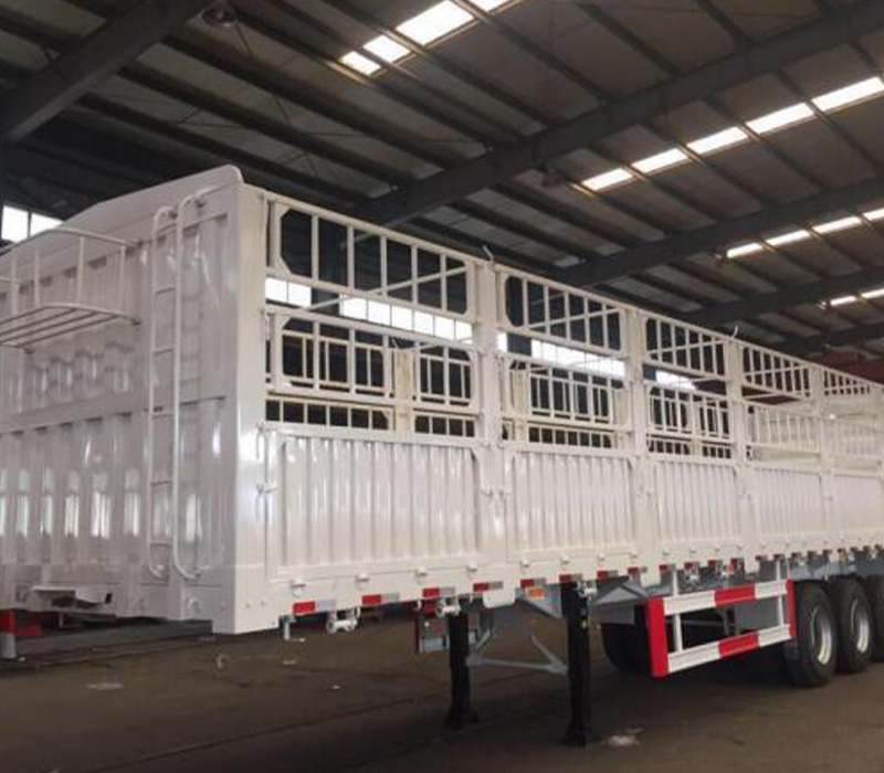 3 Axles Stake Fence Cargo Trailer