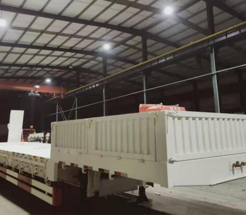 4 Axles Lowbed trailer special 1