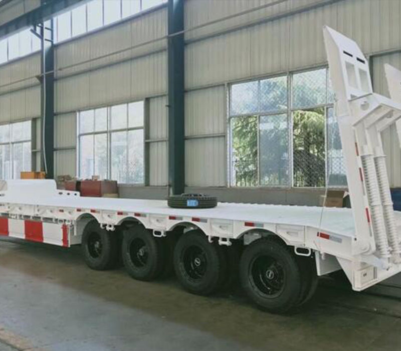 4 Axles Lowbed trailer