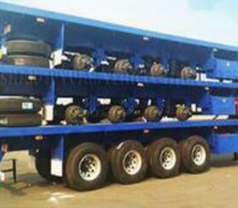 SINOTRUK 4 AXLES FLATBED TRAILER