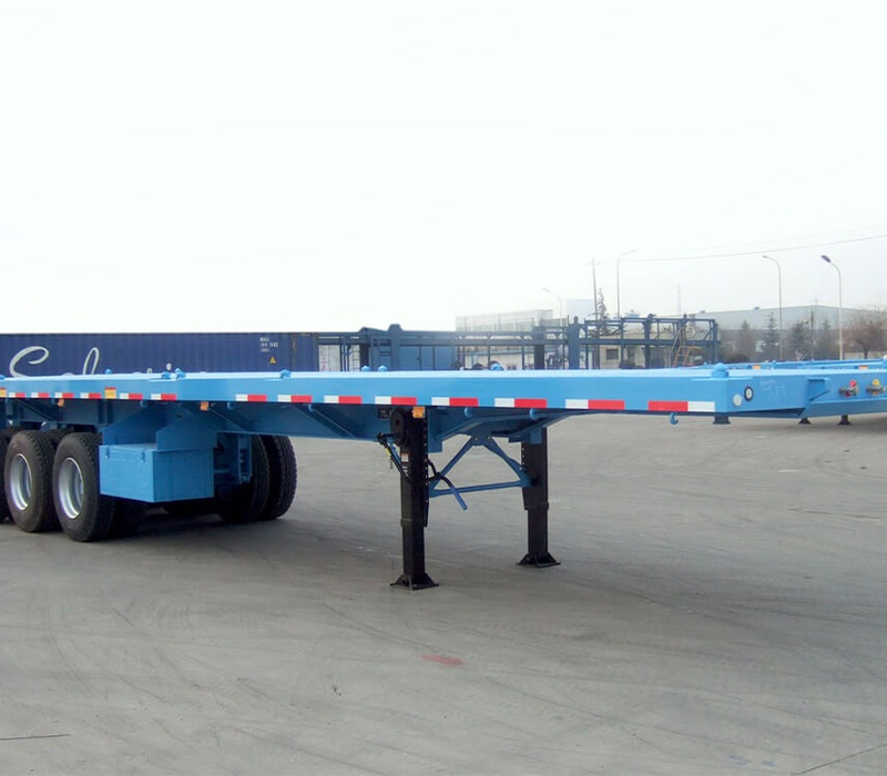 SINOTRUK 4 AXLES FLATBED TRAILER1