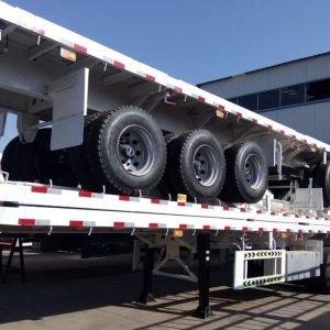 3 Axles Flatbed trailer 1