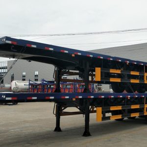 3 Axles Flatbed trailer 2