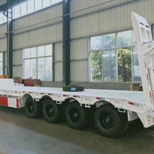 4 Axles Lowbed trailer